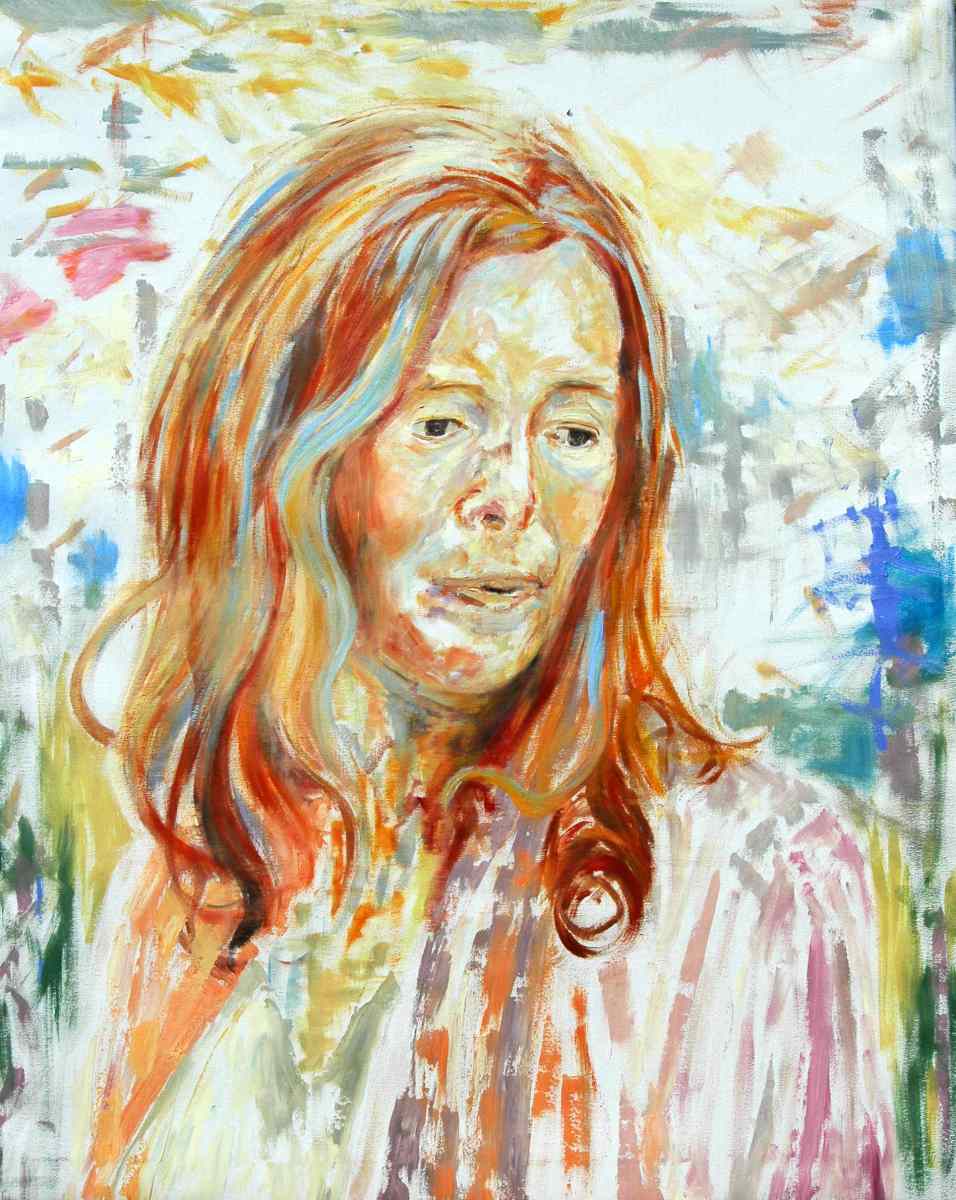 Rebecca Carron_artist_Mijmerend in de tuin