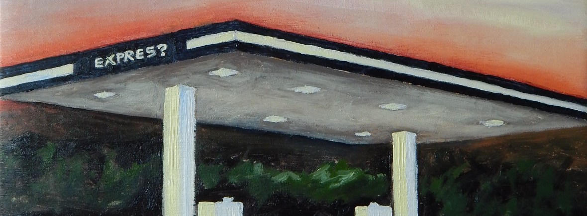 ©Rebecca Carron, Early Summer Evening before dark, Oil Painging